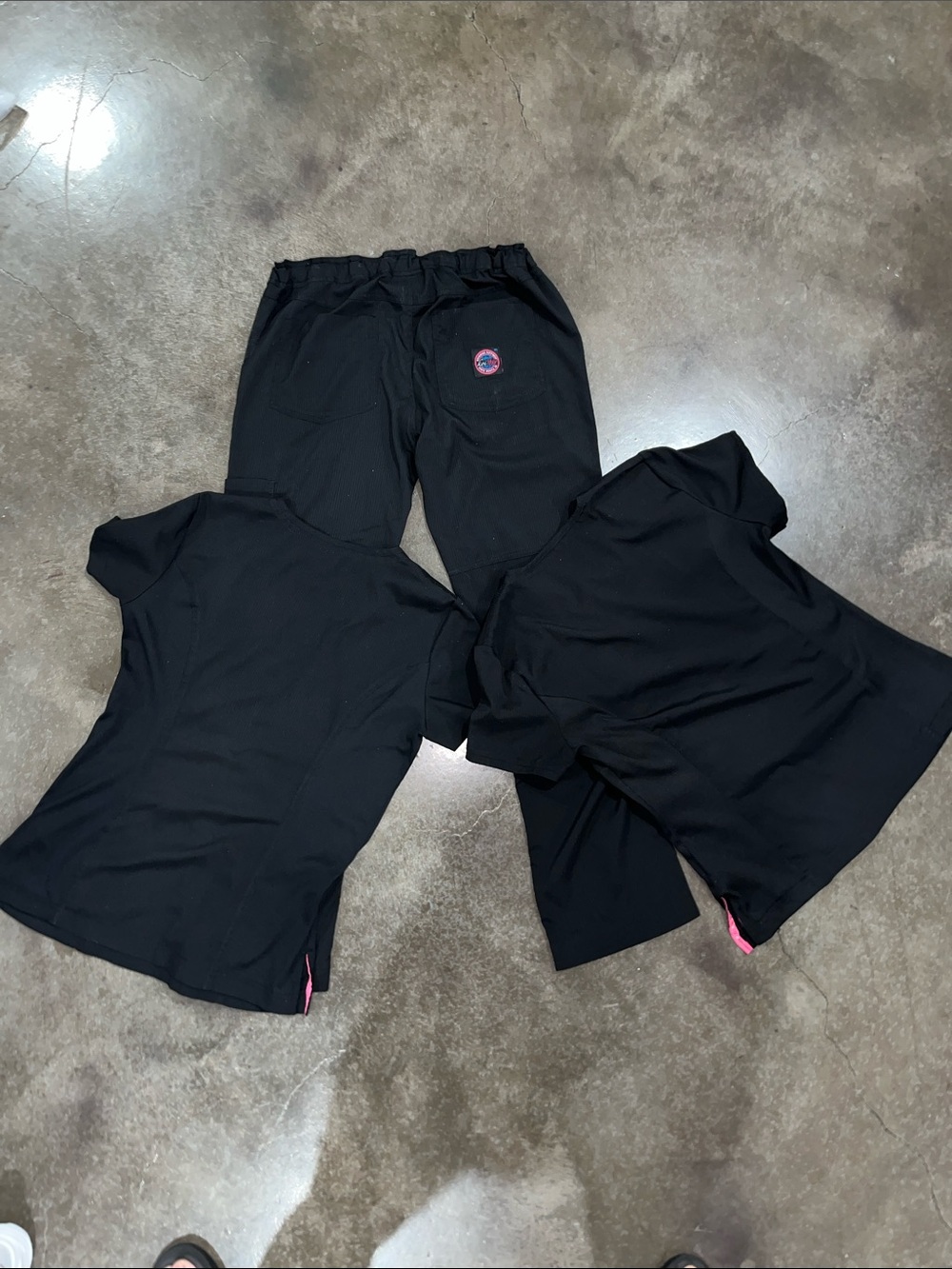 Koi Lite Black Scrub Set of Three Pieces with Pink Trim - Women Other - Picture 2 of 8